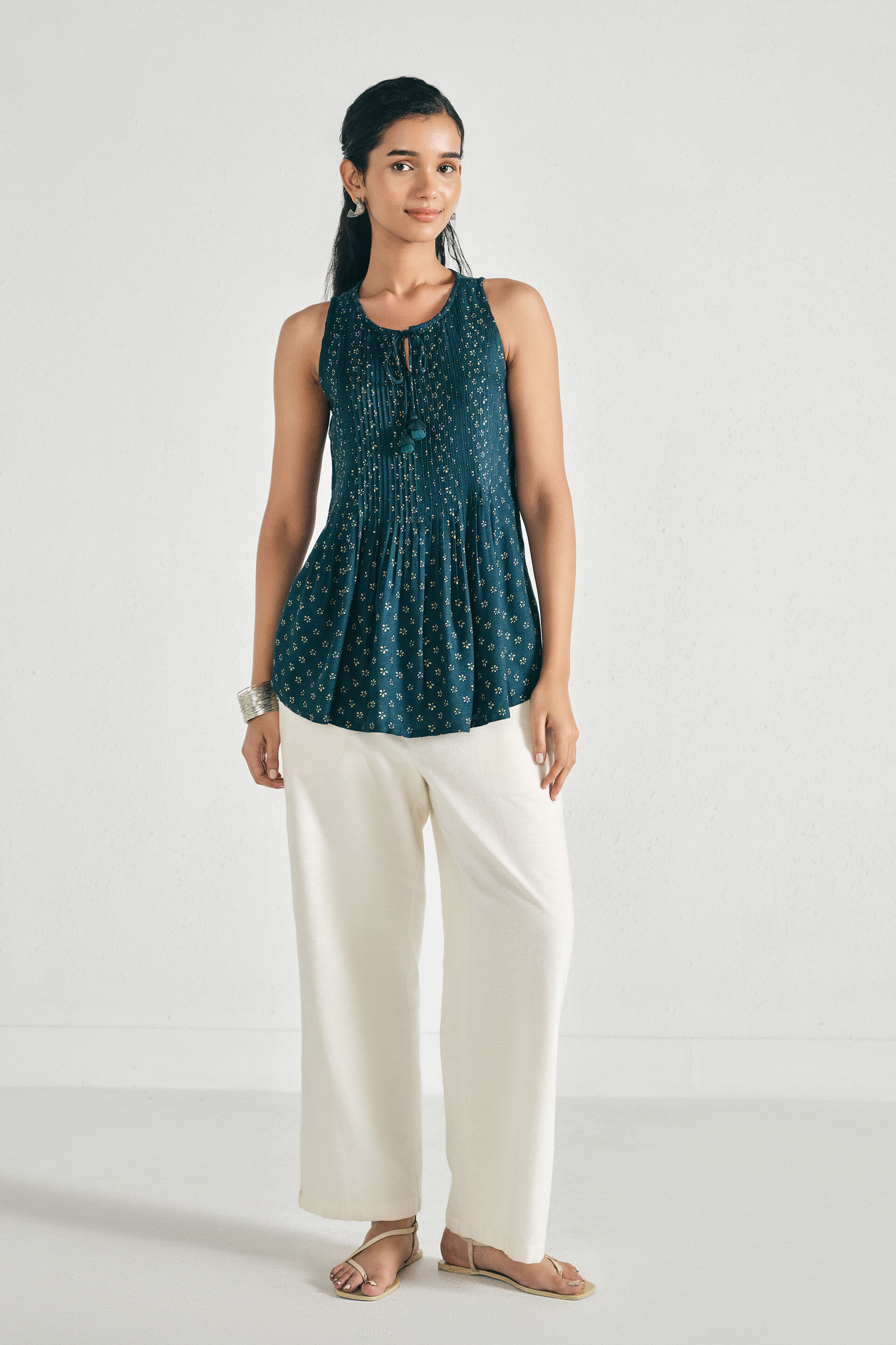 Spruha Indigo Top, Indigo, image 2